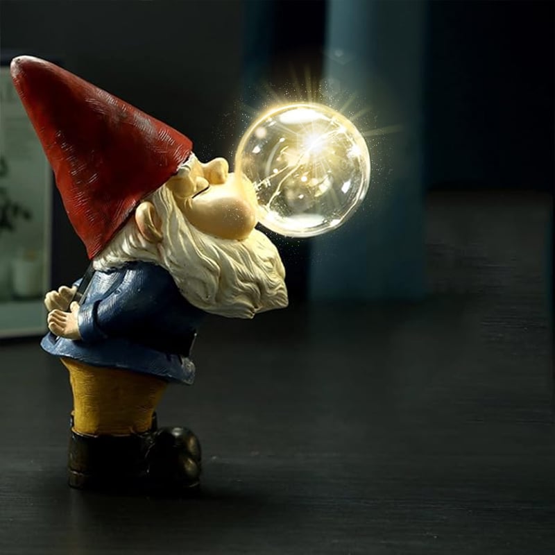 (๐ฅHOT SALE NOW 49% OFF) - Hilarious Gnome Blowing A Bubble Garden Statue