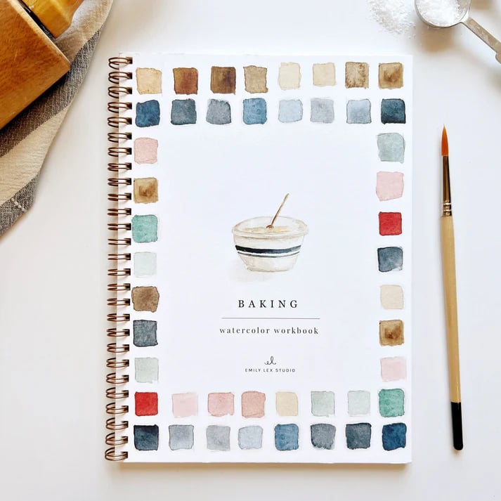 🔥LAST DAY 60% OFF - 💕Watercolor Workbook 🖼️Beginner-Friendly