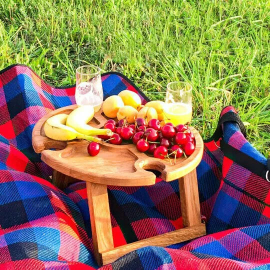 🥂Wooden Outdoor Folding Picnic Table