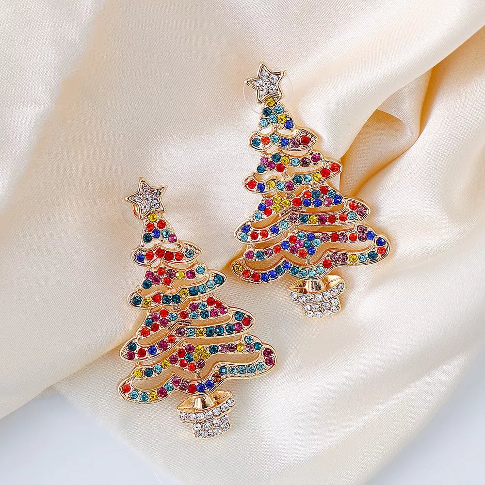 🎄Shiny Christmas Tree Earrings