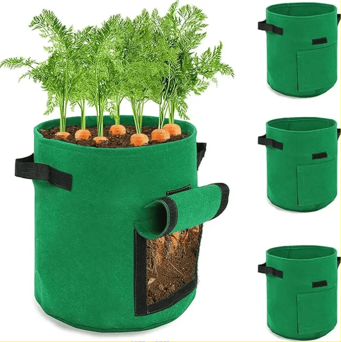 5/7/10Gallon Potato Planting Growing Thickened Nonwoven Plant Fabric Pot Nursery Bags for Home Gardening