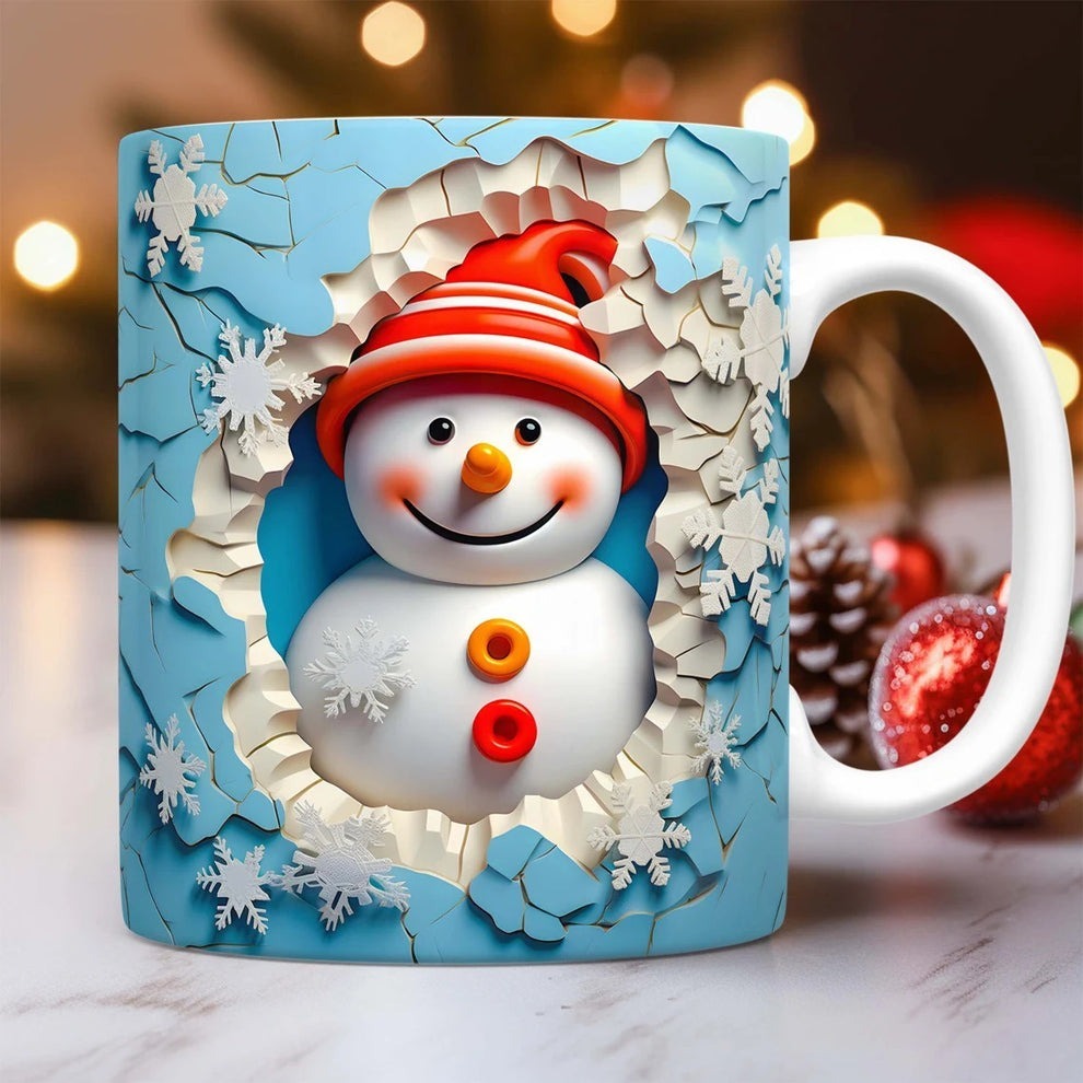 3D Christmas Creative Mug