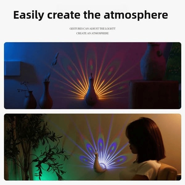 🦚✨Peacock Projector Lamp