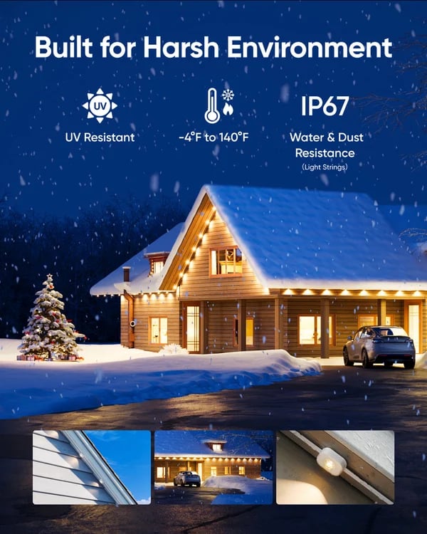 🔥Winter Hot Sell 50% OFF🔥Smart Rainbow LED Permanent Outdoor Light