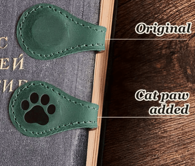 š„Magnetic Leather Bookmark