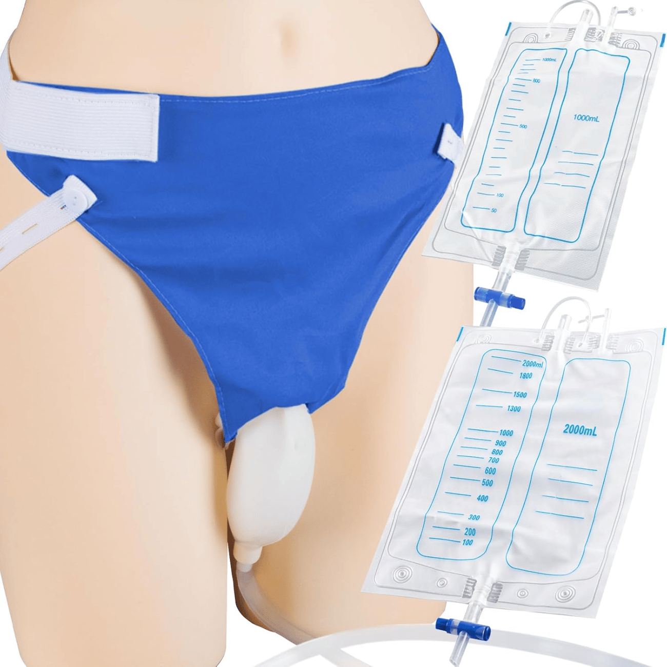 Medical grade portable reusable urine drainage bag