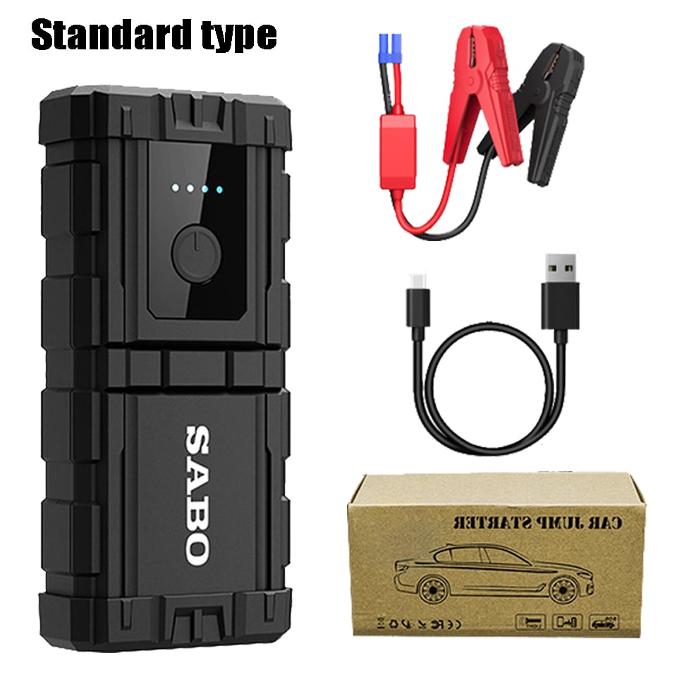 A68 Car Battery Jump Starter 1000A Peak Battery Capacity