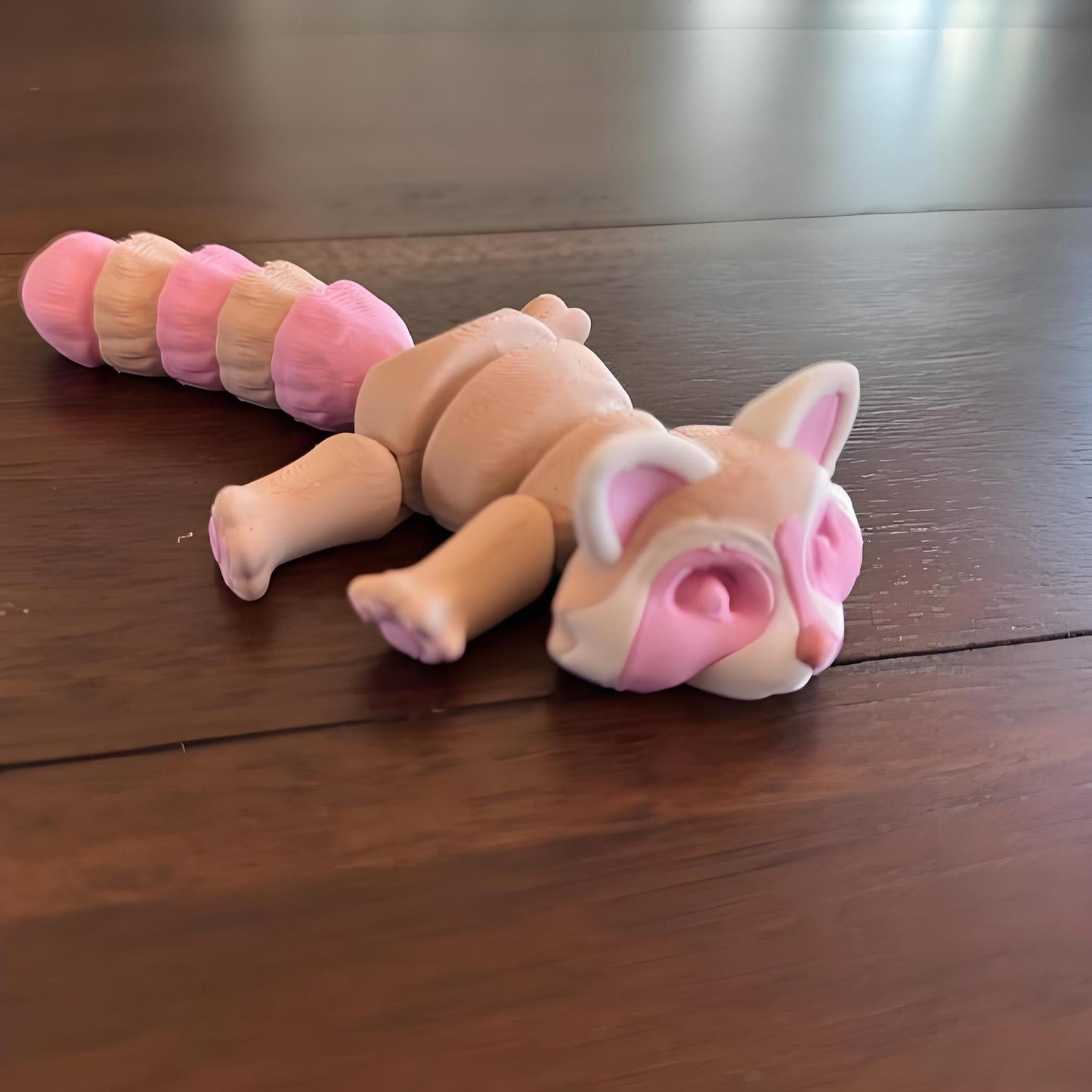 🦝🦝Adopt Your Own Mischievous 3D Printed Raccoon – With Optional Trash Can