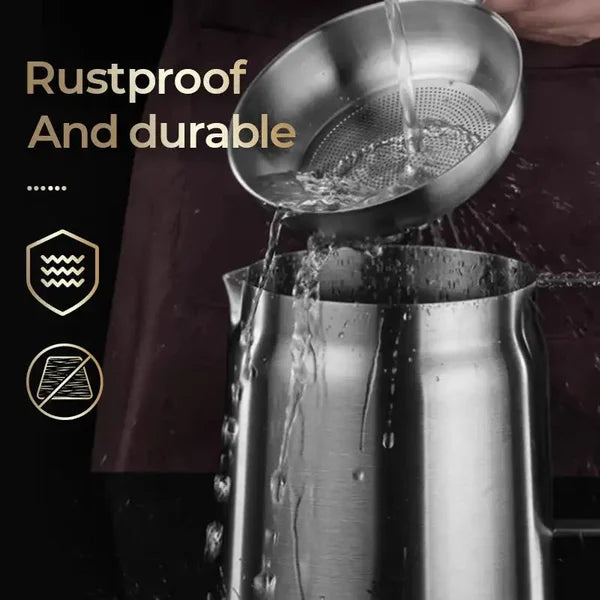 👨🍳2-in-1 304 Stainless Steel Multifunctional Oil Strainer Pot