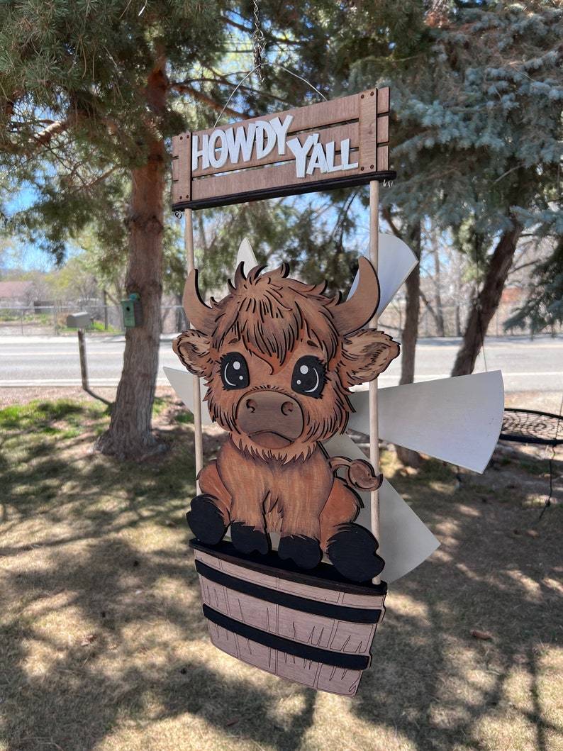 2025 SPRING HOT SALEš„ANIMAL WINDSPINNER DECORATIONš„