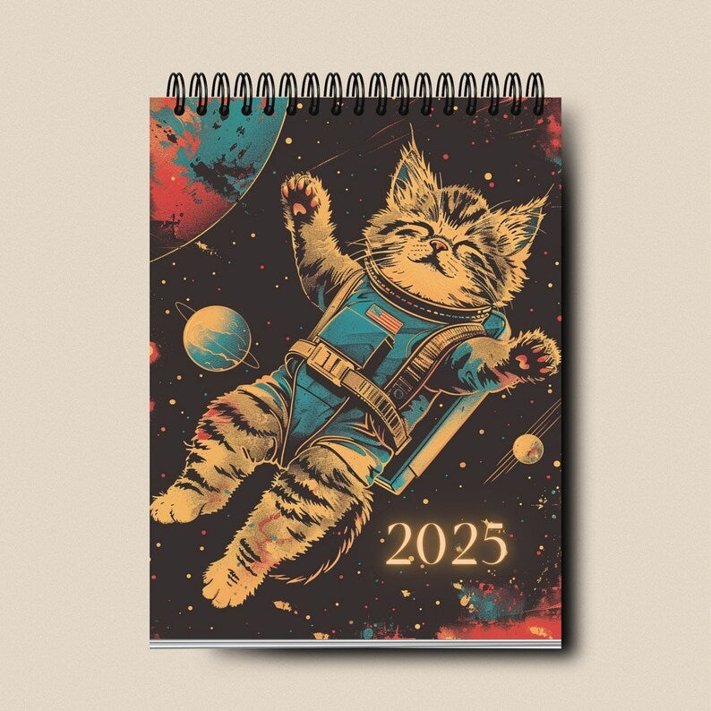 👩🚀Space Cats 2025 Calendar😺