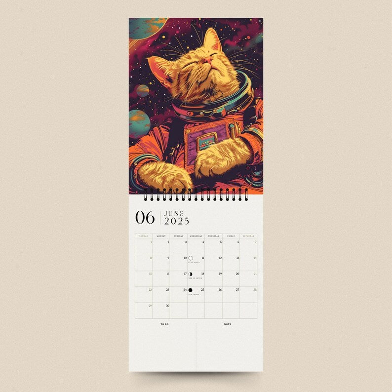 👩🚀Space Cats 2025 Calendar😺