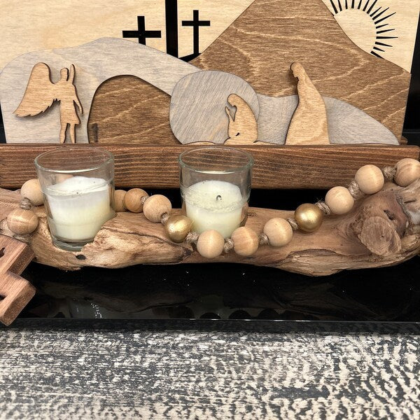 π₯π₯2025 Easter 50% Off--Wooden Layered Resurrection Scene