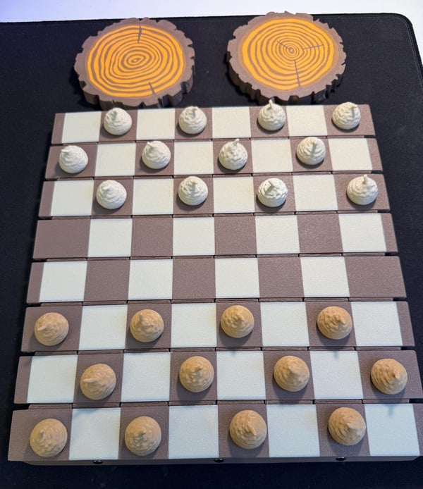 🍄 Magnetic Forest Mushrooms Chess ♟️