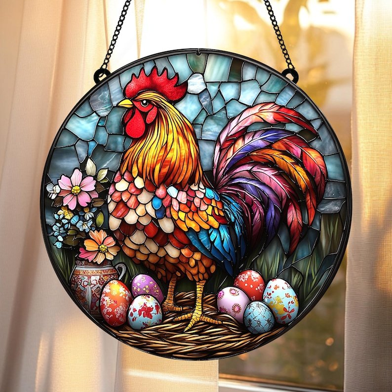🔥🔥2025 Easter Gift 50% Off--Easter Suncatcher Decor