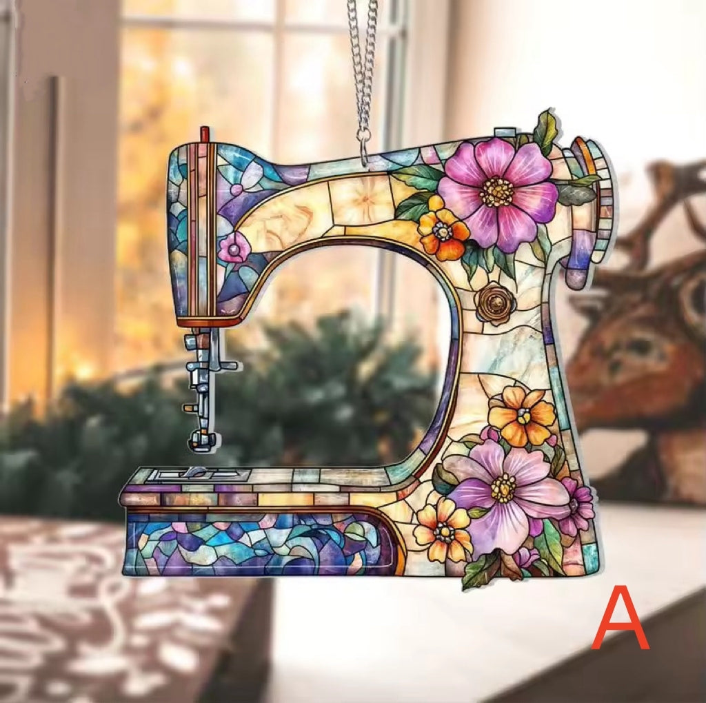 🔥🔥2025 Mother's Day Gift 50% Off--Cute Sewing Machine Suncatcher Ornament