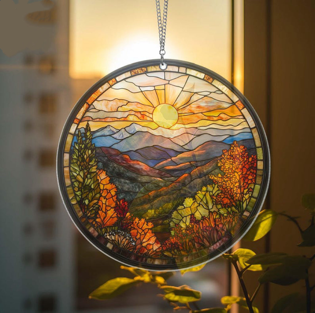 π₯π₯2025 Mother's Day Gift 50% Off--Beach Sunset Suncatcher Ornament