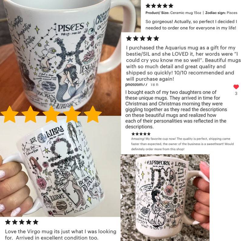 🌸12 Constellation Mugs🌸