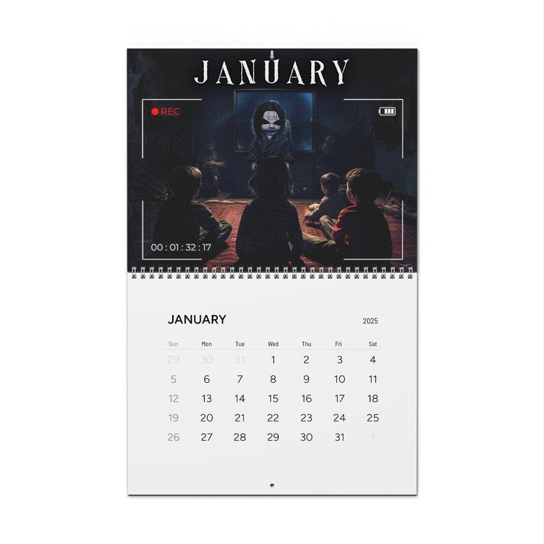 2025 Horror Movie Calendar