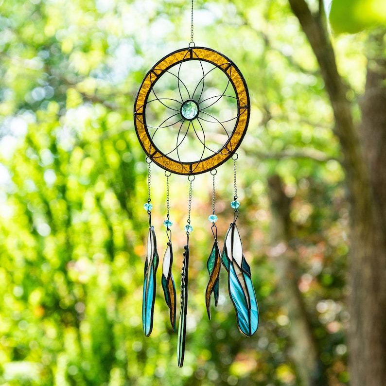 π₯π₯2025 Mother's Day Gift 50% Off--Cute Feather Dreamcatcher Suncatcher Ornament