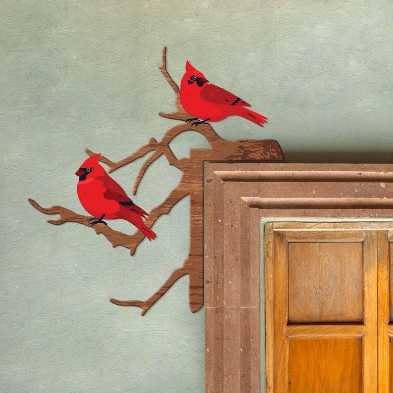 🔥🔥2025 Mother's Day Gift 50% Off--Cardinal Door Topper