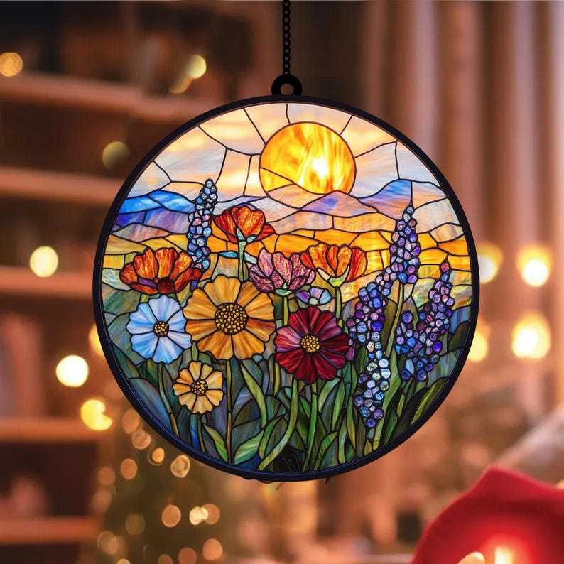 π₯π₯2025 Mother's Day Gift 50% Off--Beach Sunset Suncatcher Ornament