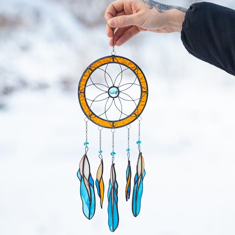 π₯π₯2025 Mother's Day Gift 50% Off--Cute Feather Dreamcatcher Suncatcher Ornament