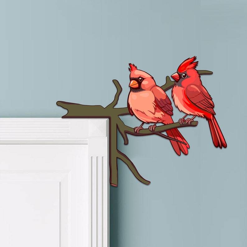 🔥🔥2025 Mother's Day Gift 50% Off--Cardinal Door Topper