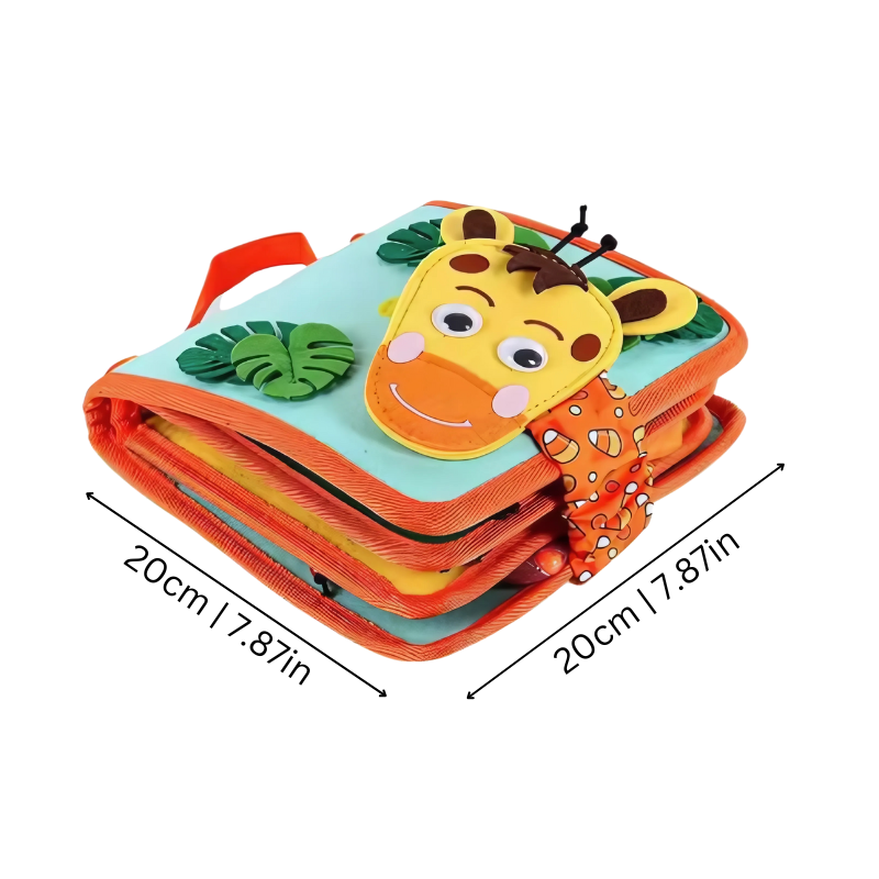 WildWhiz Interactive Jungle Quiet Book