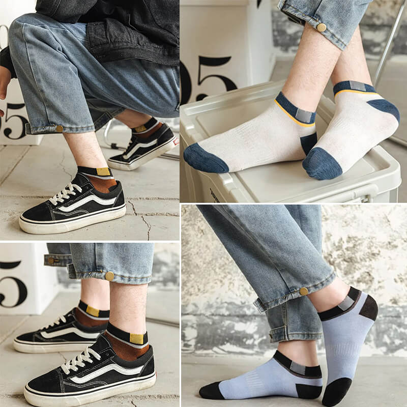 Men's spring summer sports thin socks