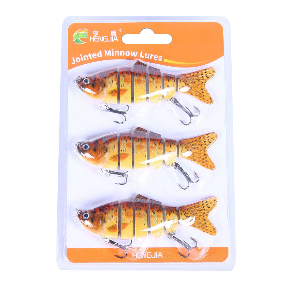 6-Segment Lifelike Fishing Lures