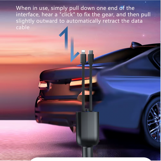 7-Colors Backlit Car MP3 Music Player/Car Fast Charger