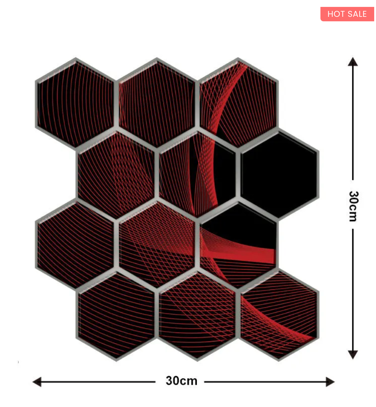 10Pcs 3D Peel and Stick Wall Tiles(12x12 inches)