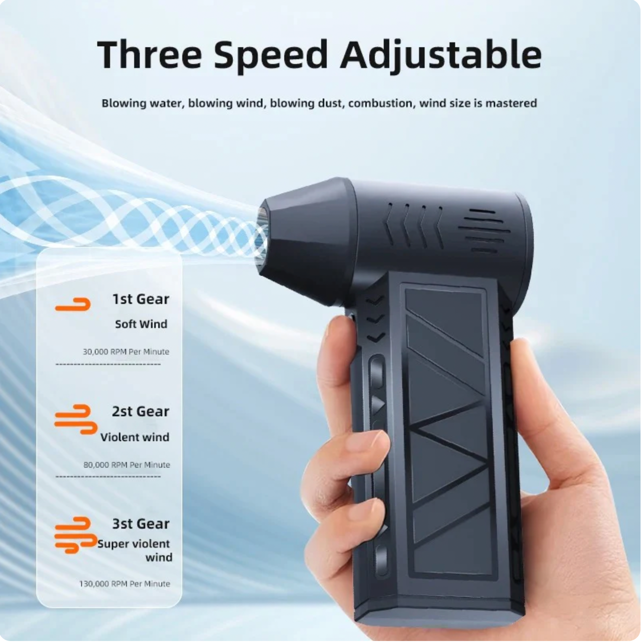 🔥 Last Day Sale Price | Snow Whiz LED Snow Turbo Blower