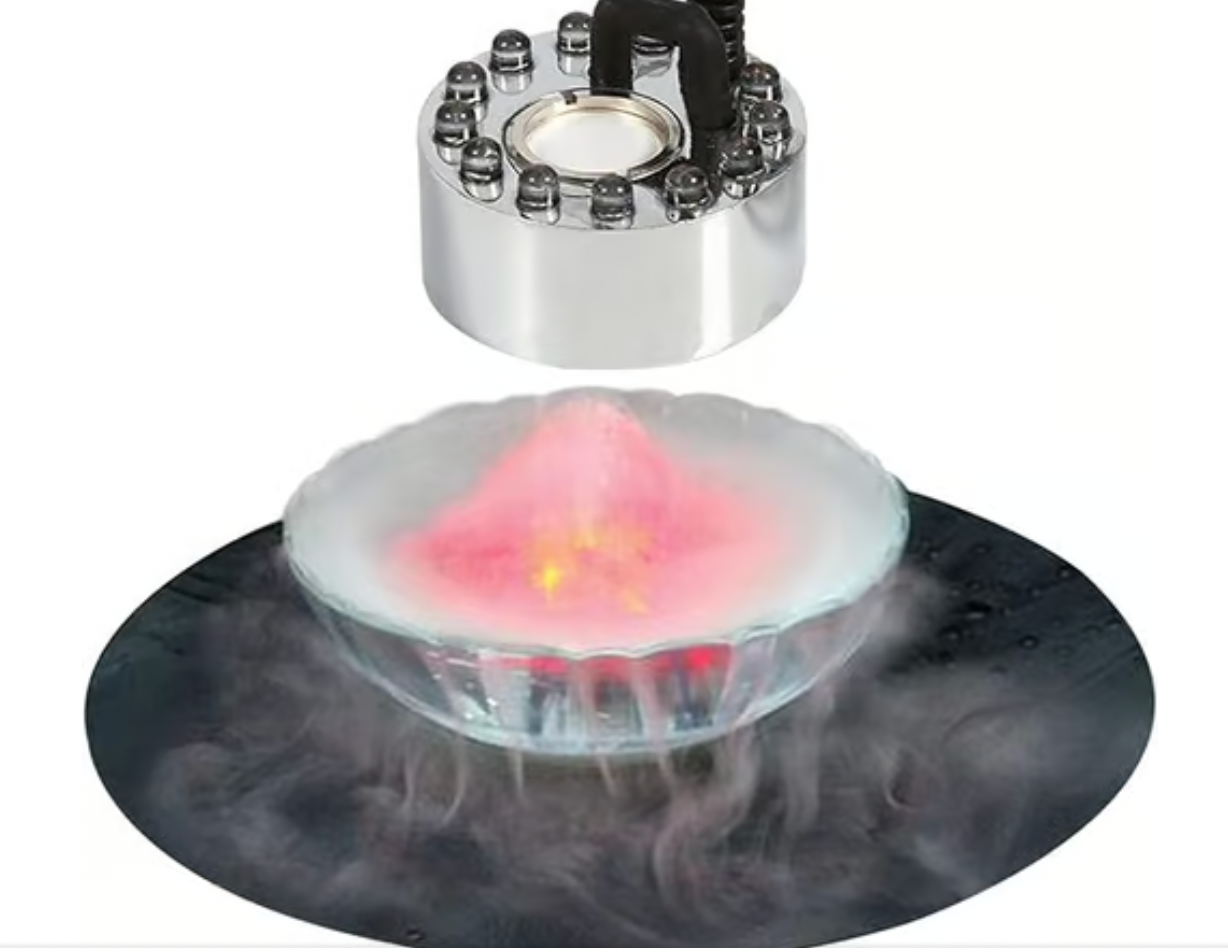 🔥12 LED light Ultrasonic Mist Maker Fogger