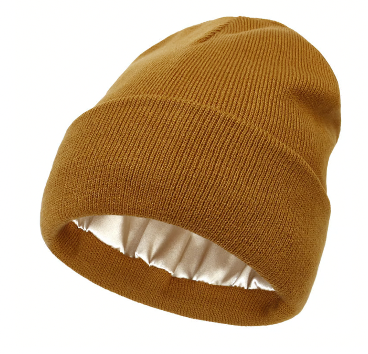 Solid Color Satin Lined Wool Hat
