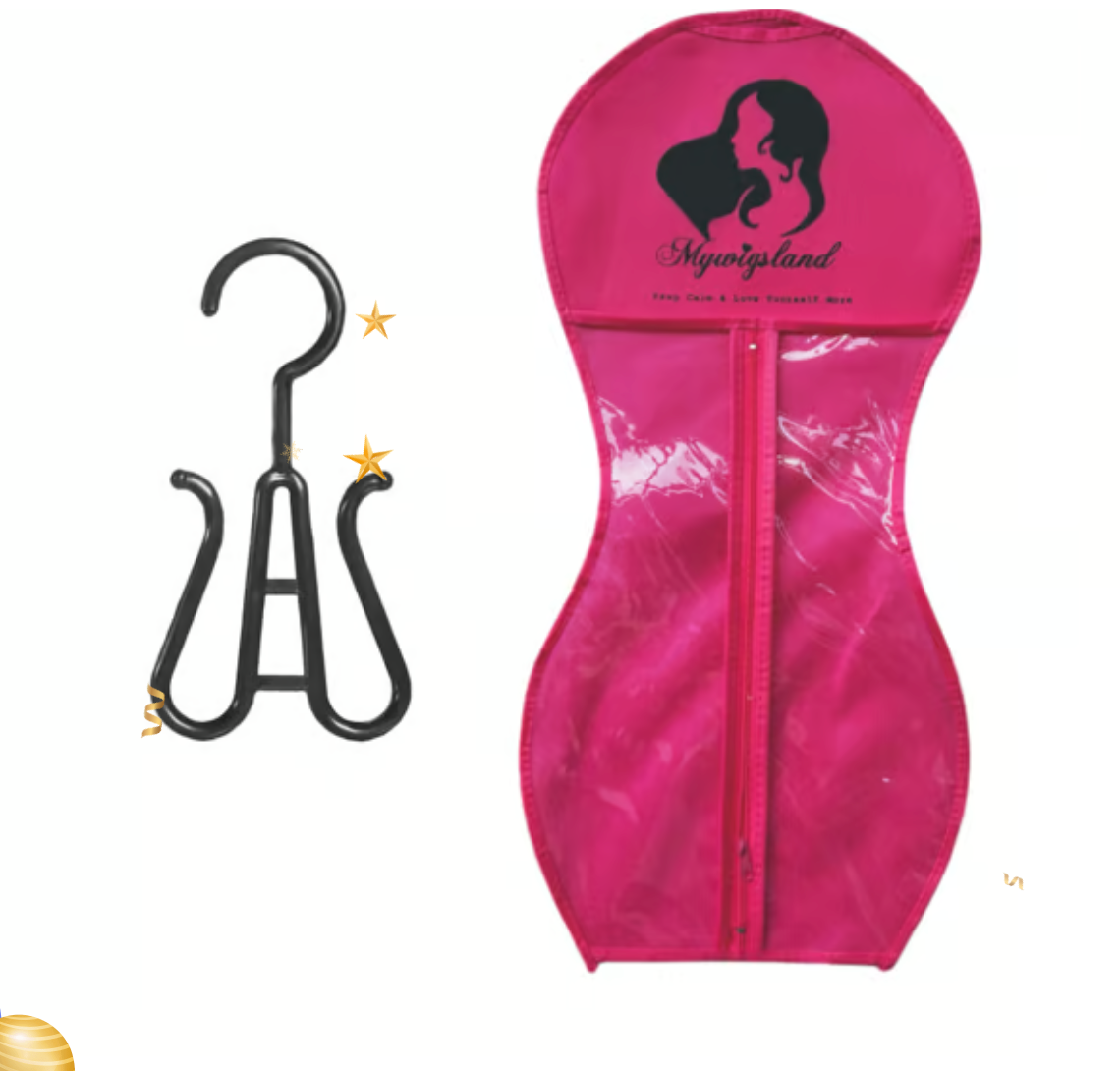 đ„2025 New Arrival-đ„New Design Hourglass-Shaped Wig Storage Bag with Hanger