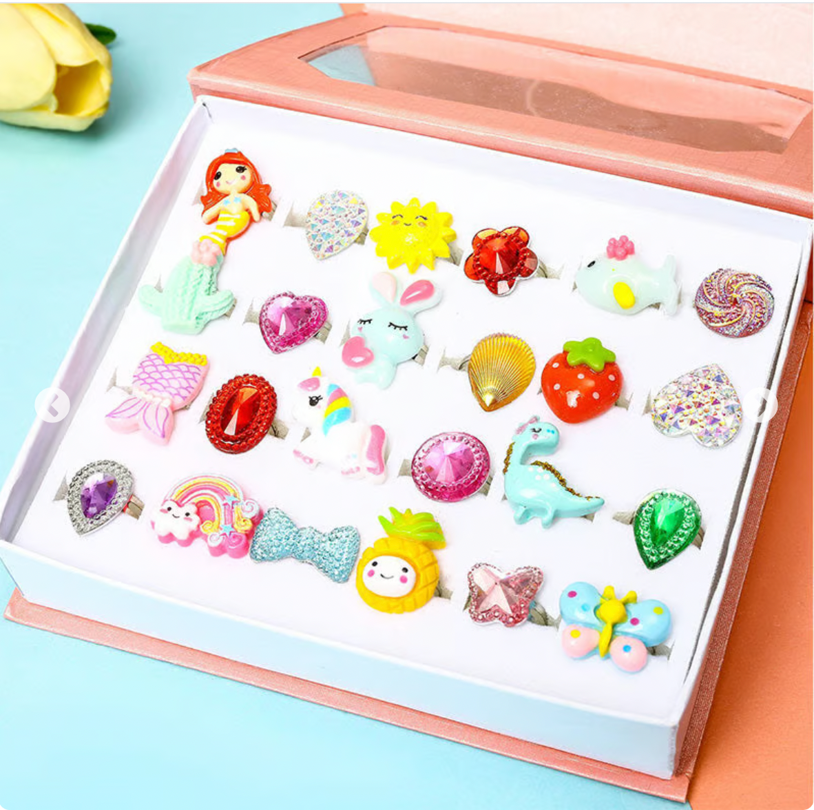 Adjustable Jewelry Rings for Girls