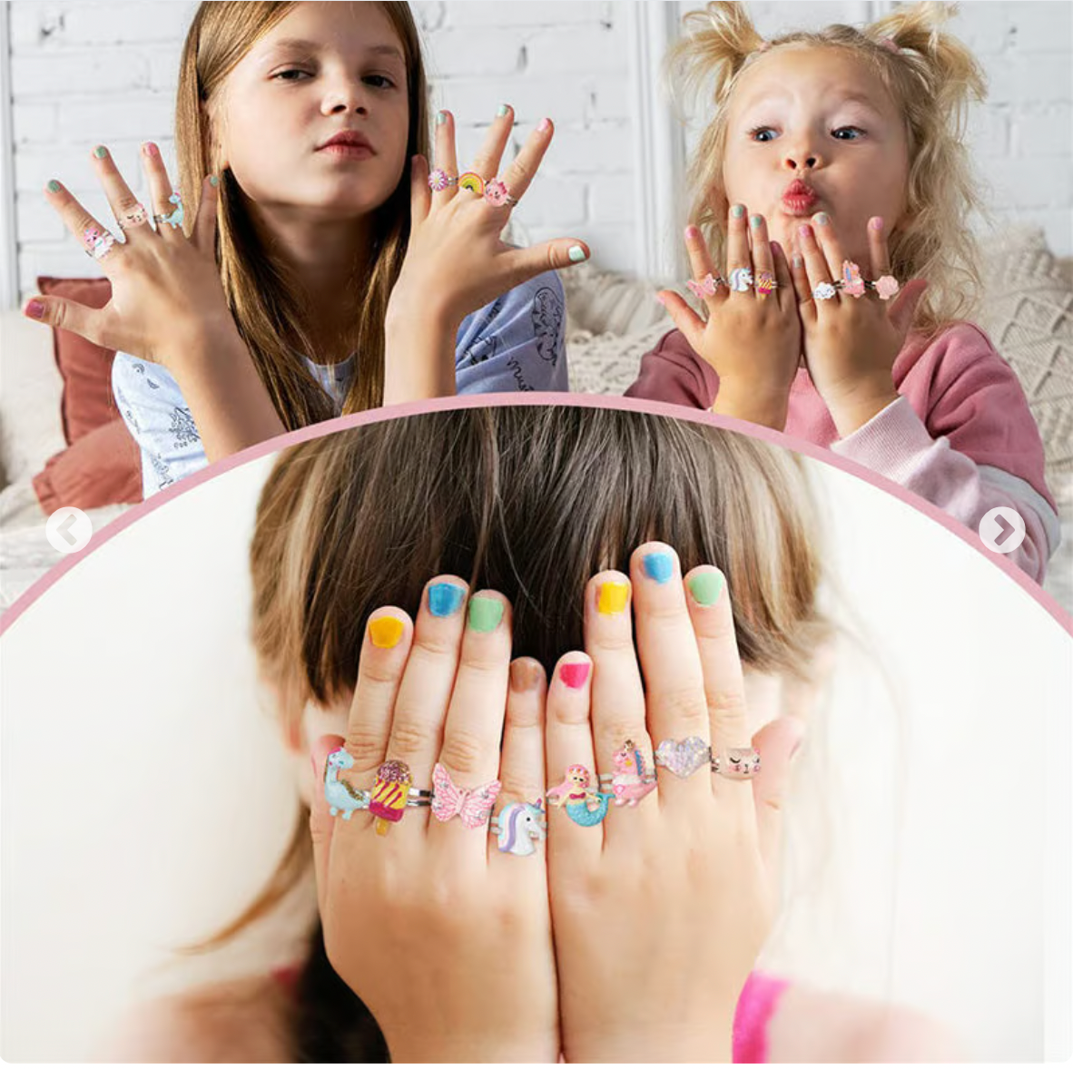 Adjustable Jewelry Rings for Girls