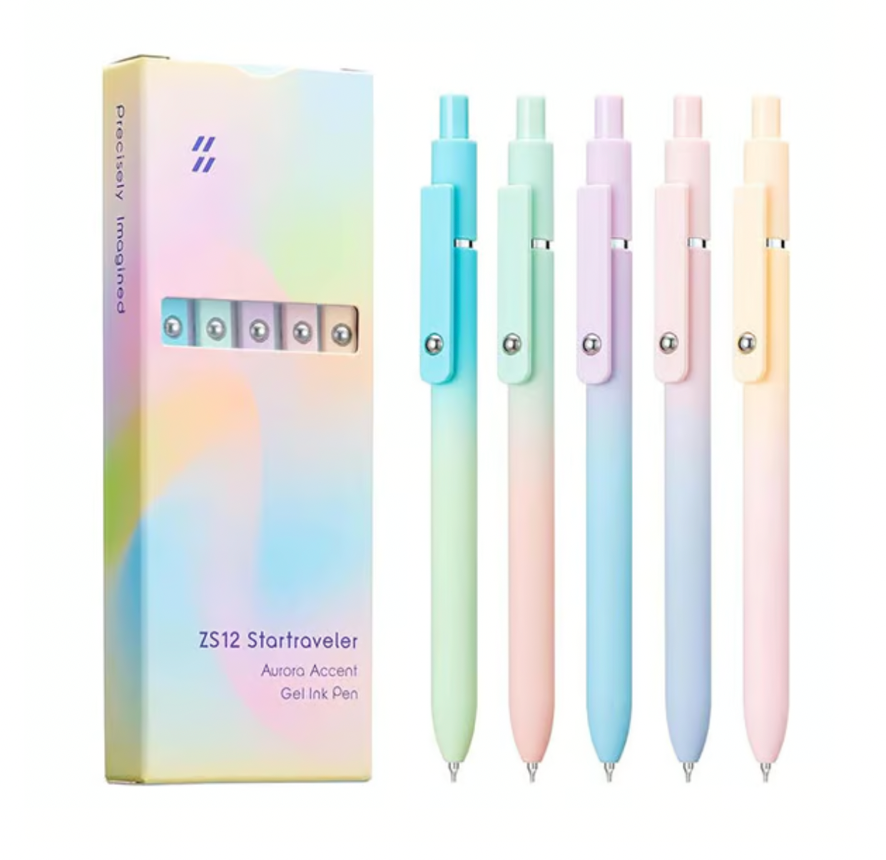 Minimalist Press Type Quick Drying Carbon Gel Pens