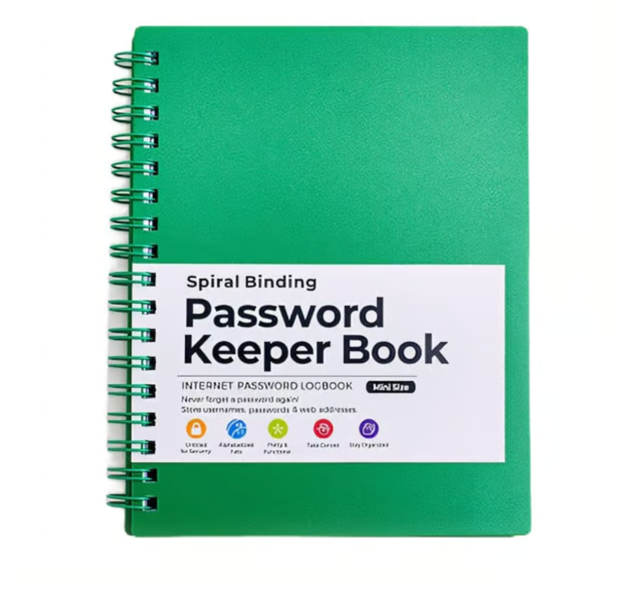 A6 Coil Password Keeper Book