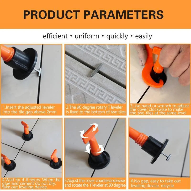 (๐New Year Hot Sale-30% OFF)Tile Leveling System (50PCS Pack)
