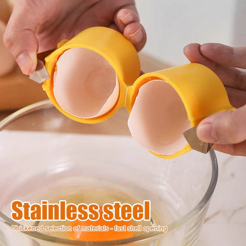 Last Day Buy 1 Get 2 Free🥚Efficient Egg Cracking Tool, Handy Egg Separator🍳