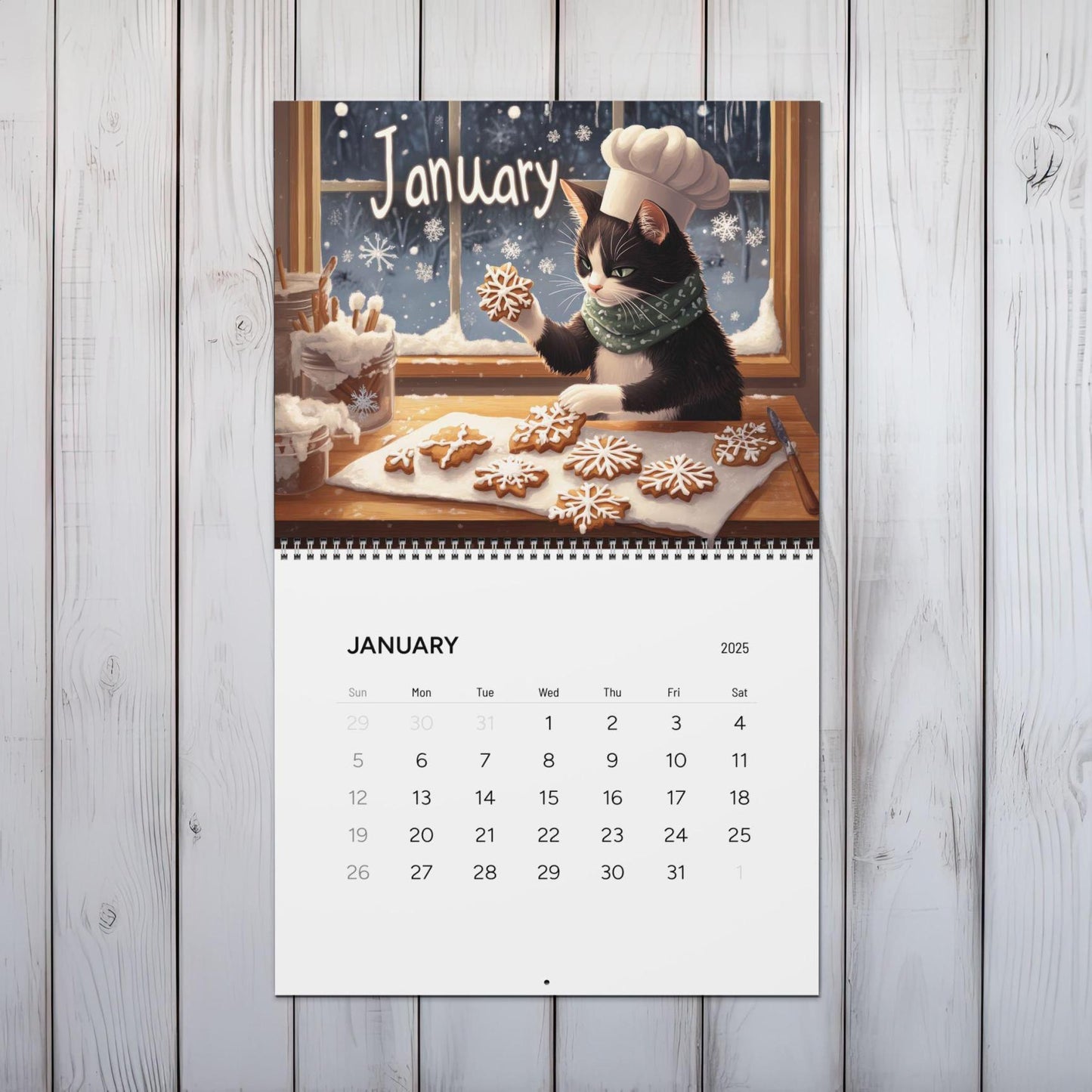 🧑🍳Cooking Cats Calendar 2025