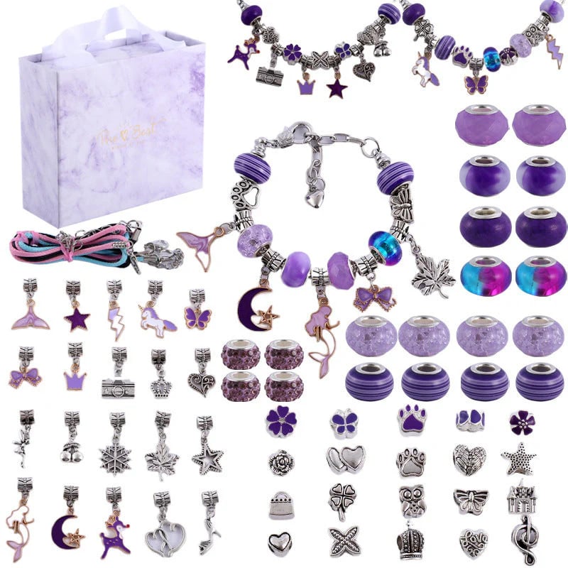 🔥Last 4 hours 57% OFF - ✨Girls Charm Bracelet Making Kit