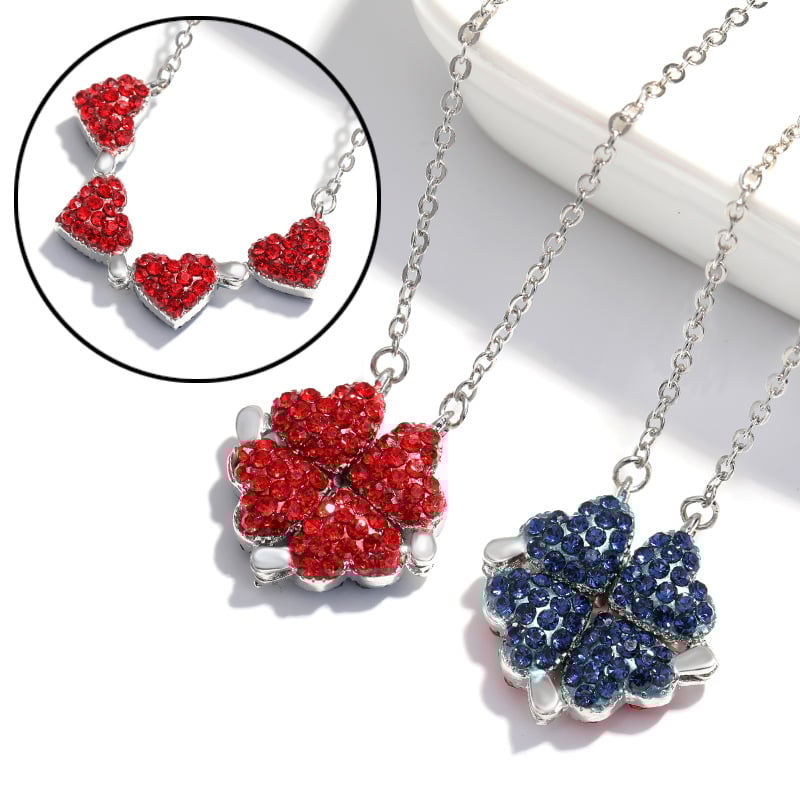 80% OFF Today Only! (4.8/5⭐⭐⭐⭐⭐)💕-Fashion Four-Leaf Clover Necklace
