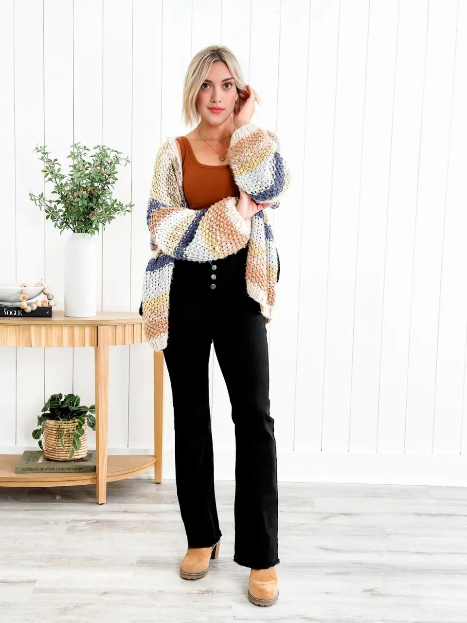 📢New Exclusive Flash Sale 49% OFF💕Mid Rise Button Fly Bootcut Jeans