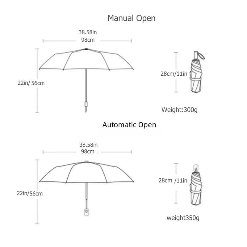 🔥Vintage Stained Glass Automatic Umbrella