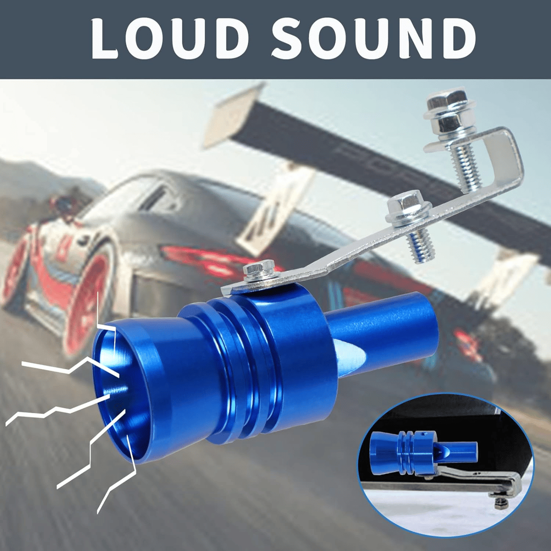 🏎️💨 TURBO SOUND WHISTLE MUFFLER EXHAUST