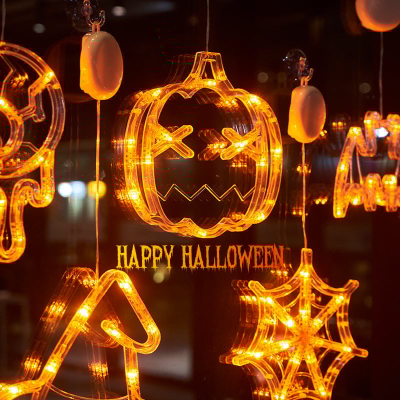 ✨ Upgrade Halloween Window Lights Decorations